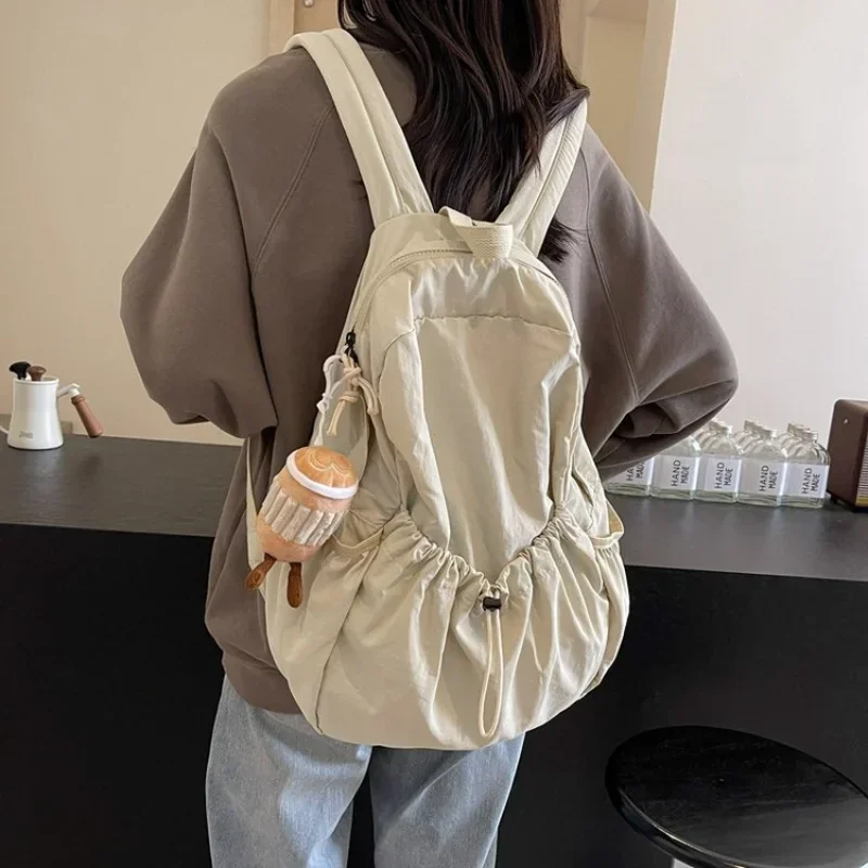 Zaino casual da donna di grande capacità, moda, studente delle scuole medie, zaino in stoffa, zaino da viaggio coreano - immagine 2
