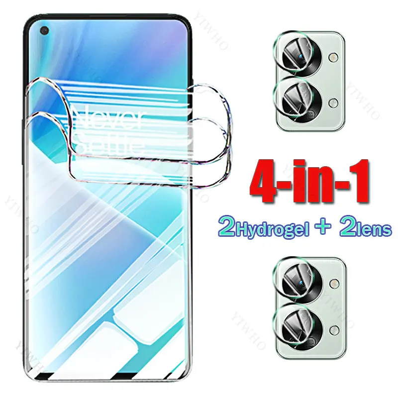 4 To1 Hydrogel Soft Front Film Per Oneplus Nord 2 T 2 T 2 T Full Glue Screen Protector Obiettivo Della Fotocamera Per Oneplus Nord2T 6.43 "Cph2399
