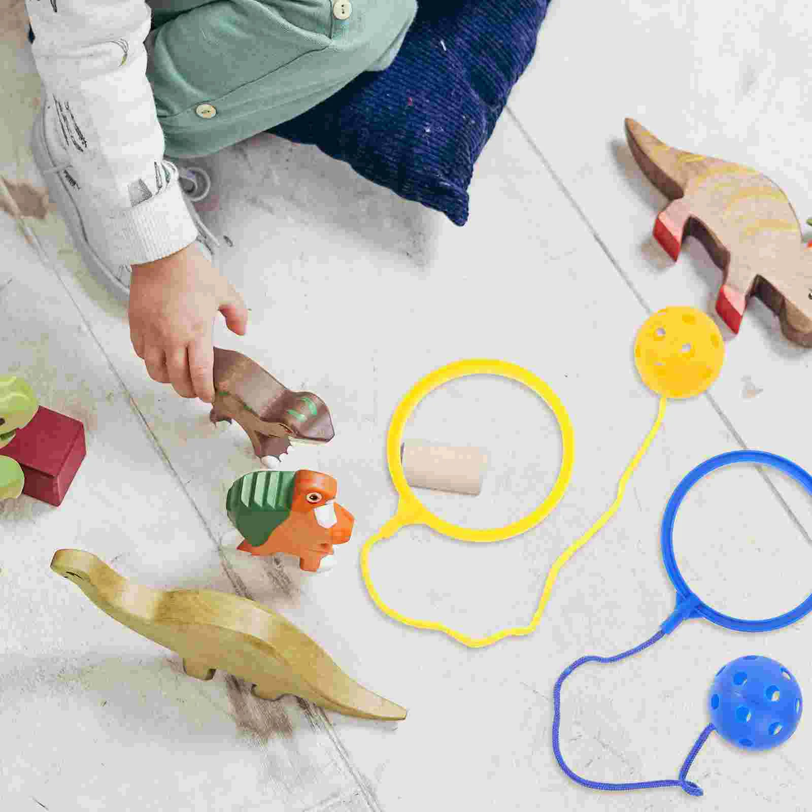 

2pcs Jumping Ring Toys Skip Balls Ankle Toys Sports Playthings for Toddlers Kids Teens