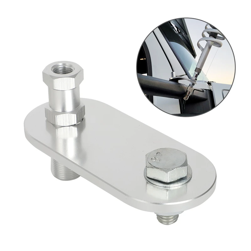 6061 Aluminum Antenna Mounting Bracket CB Radio for Peterbilt