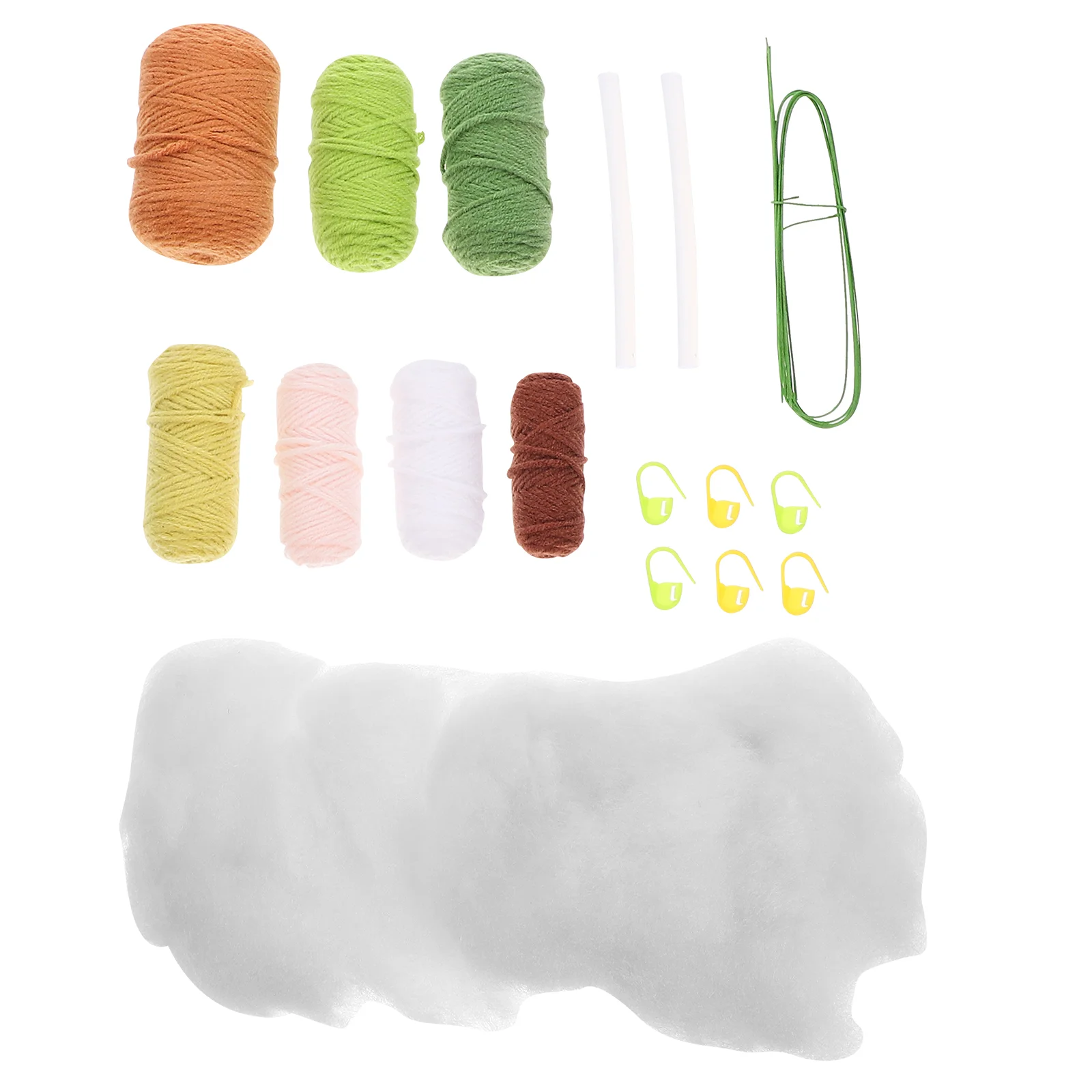

Crochet Hook Woven Material Kit Plant Bonsai Decor Desktop Adornment Decorative Fake Simulation Potted