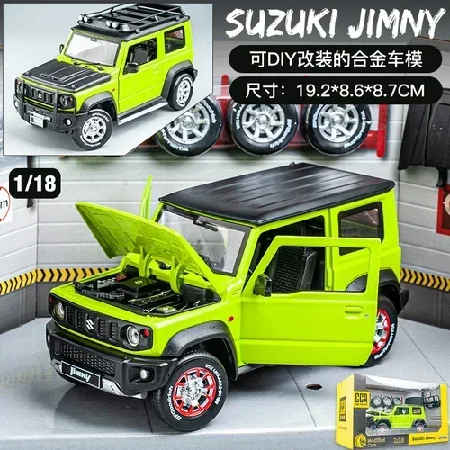 Suzuki Jimny 1:18 ミニカー 1:18 Scale Diecast Car Model Suzuki Jimny SUV Replica With