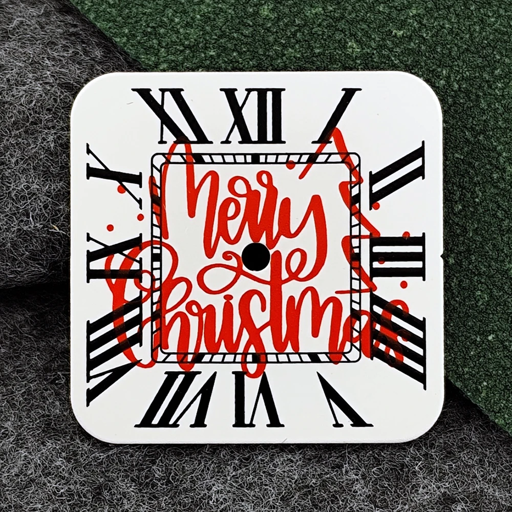 Square Dial 'Time is Money' Customized Watch Face for Premium Watch Accessories