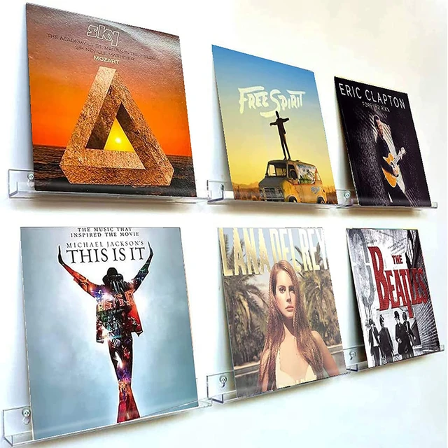 Clear Vinyl Record Shelf Wall Mount Vinyl Holder Wall,Acrylic Album Record  Holder Display Your Daily LP For Home Decoration - AliExpress