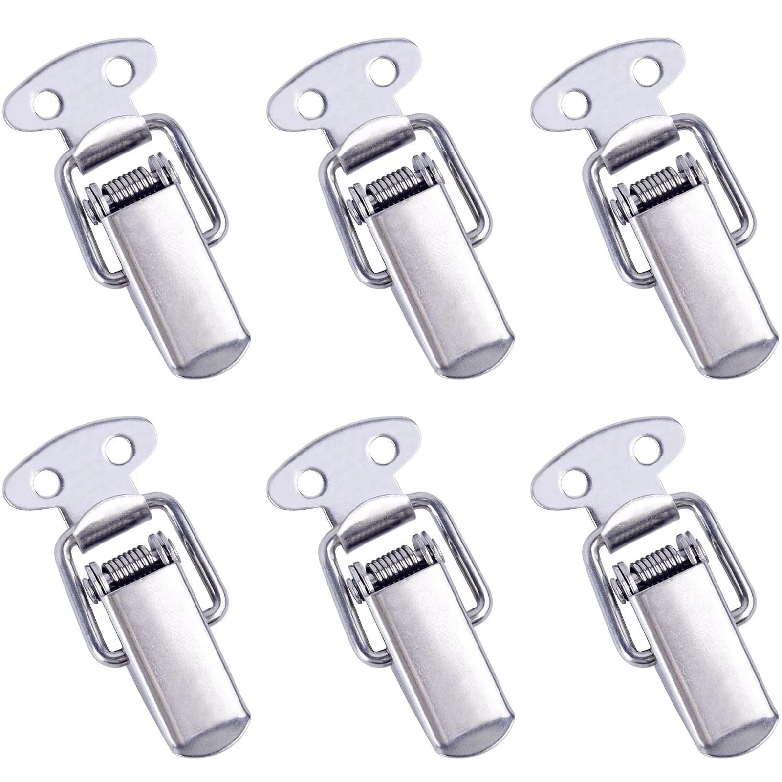 Stainless Steel Duck-mouth Buckle Vintage Mini Lock Chest Box Gift Suitcase Case Buckles Toggle Hasp Latch Catch Clasp furniture hardware toggle latches decorative latches buckle clamp
