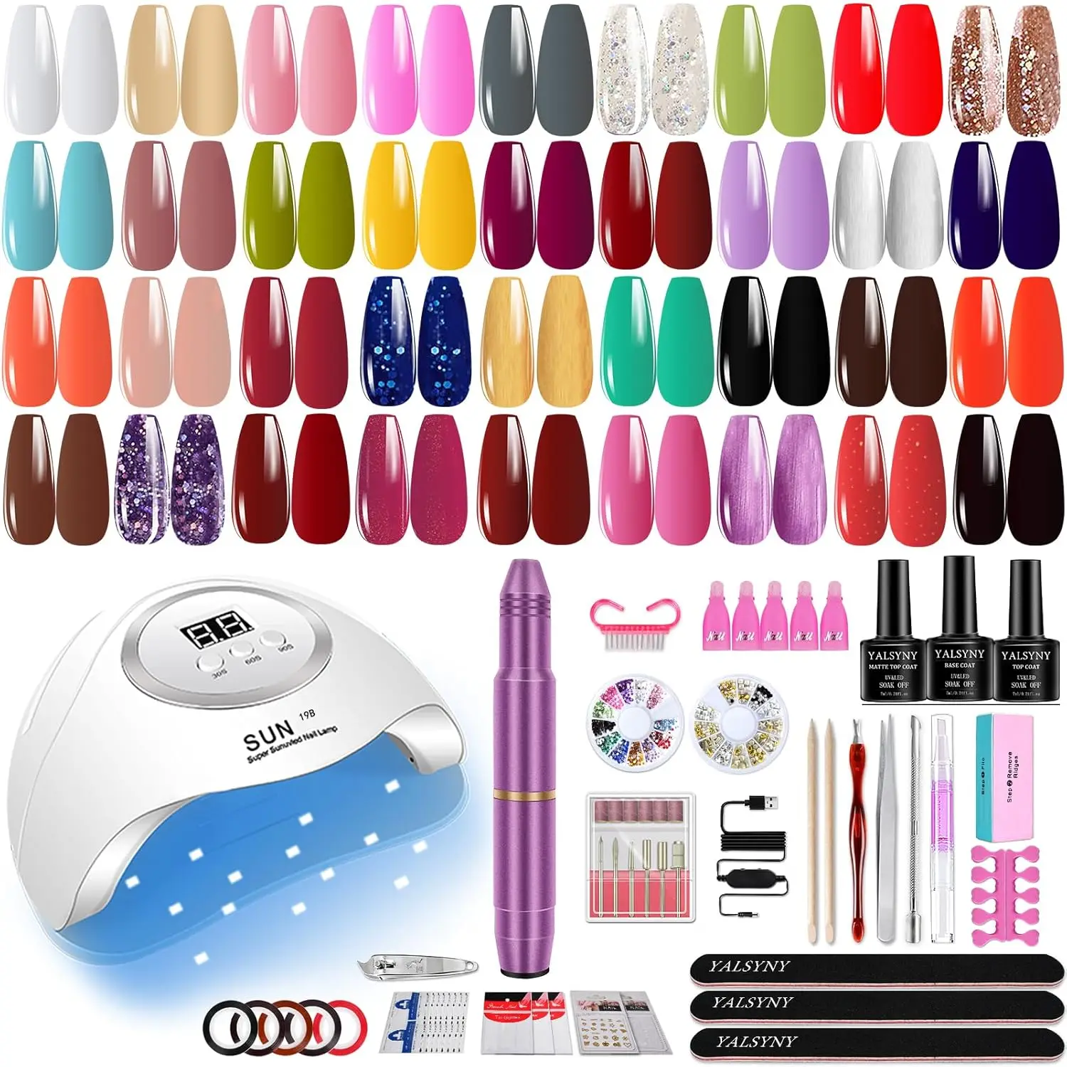 

Gel Nail Polish Kit,Nail Tool Kir,Nail Lamp, nail drill kit