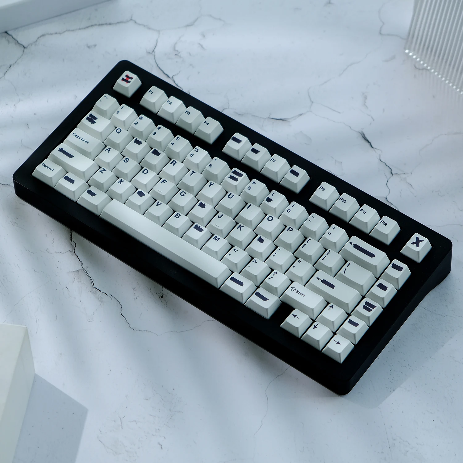 Keycap Teclado Mecânico Perfil Cereja Pbt Sublimação Dye Interruptor mx 1.75u Shift Iso Enter Gmk 150 Chaves - Imagem 4