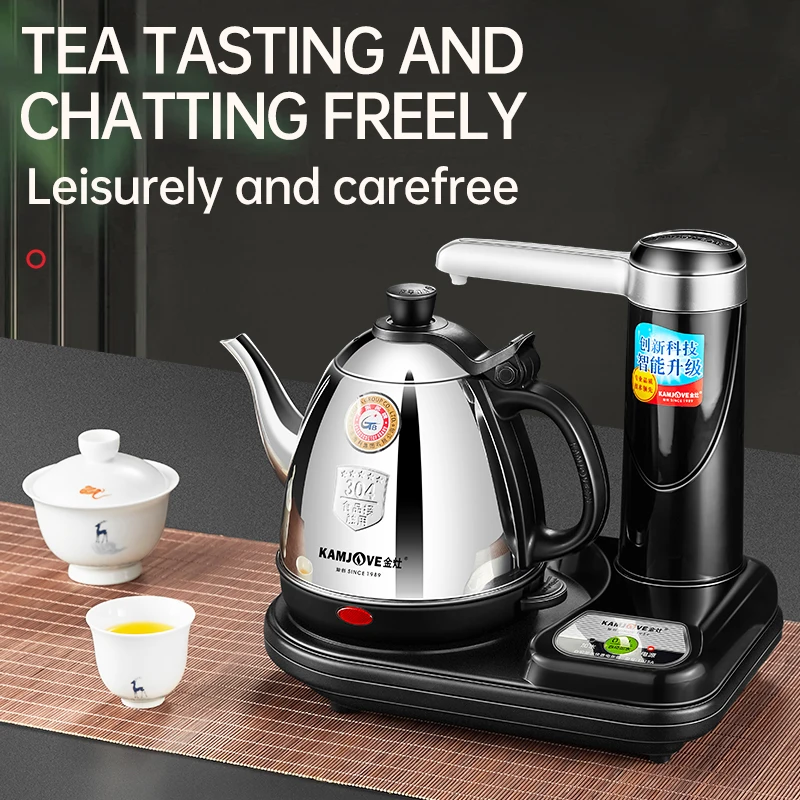 KAMJOVE Electric Kettle with Automatic Water Filling Pipe, T-15A