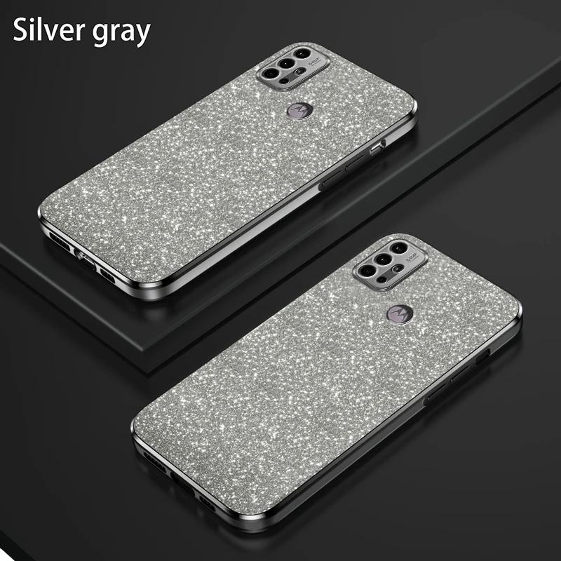 Luxury Electroplated Glitter Clear Soft Back Protective Phone Case