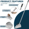 Metal Detecting Scoop Practical Long Handle Sand Scoop with Grip Versatile Beach Finds Scoop Detector Sand Scoop for Outdoor 3