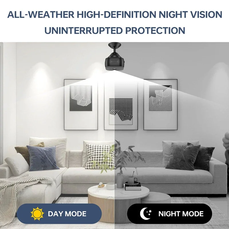 4K Mini Camera WiFi Remote Monitoring Mobile Detection Camcorder Portable night vision Surveillance Security Camera