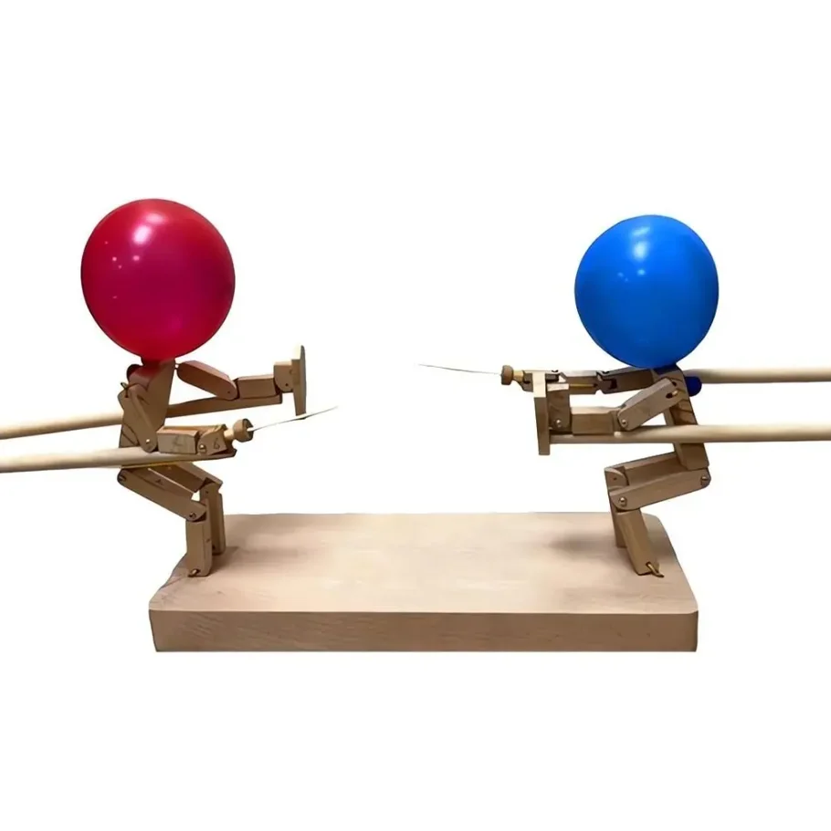 Balloon Bamboo Battle Game Control Strategy Fast-paced with Wooden