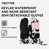 Vector Women Men Outdoor Double Board Snowboard Kevlar Waterproof Wear-resistant Semi Detachable Gloves 3M Cotton 1