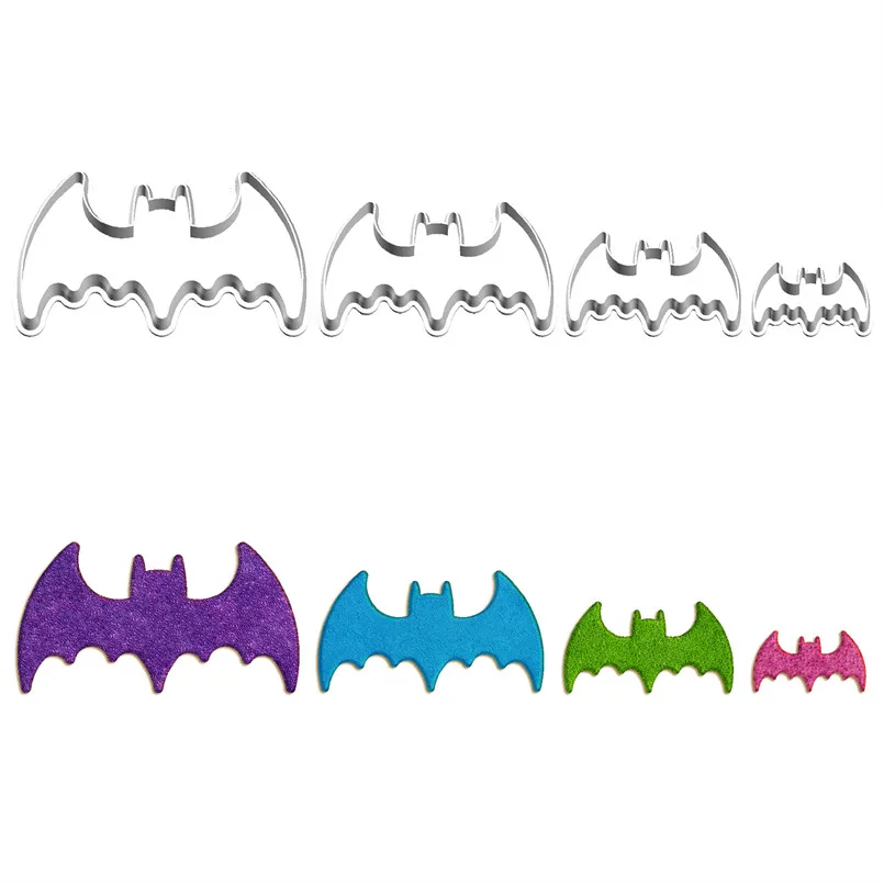 Four Specifications Cartoon Cute Animals Plastic Molds,Mechanical Bats,Cake Fondant Tools,Cookie Sushi Fruits Cutters