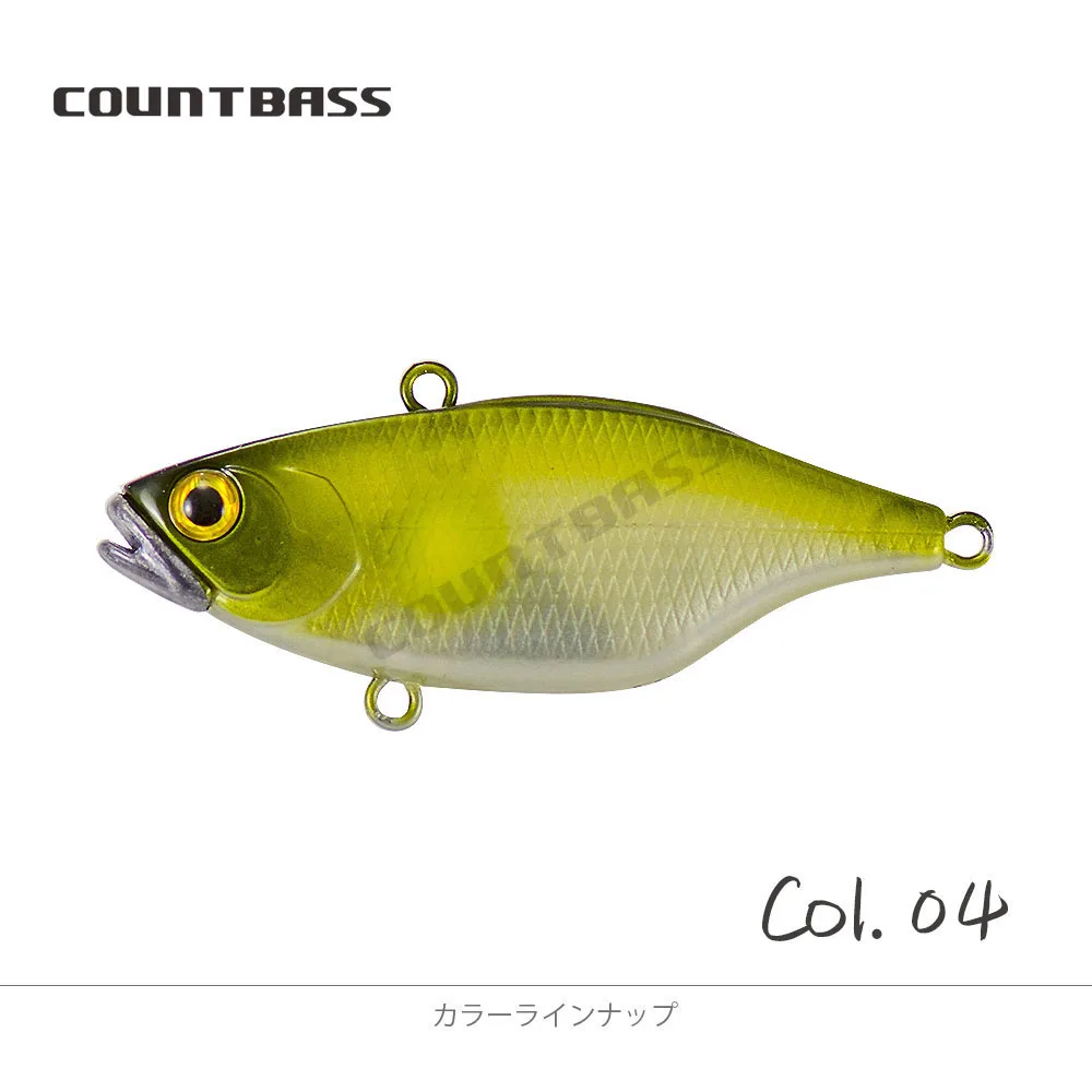 COUNTBASS 60 mm 11,7 g Vibrations-Wobbler, lippenlose Wobbler, Angler-Angelköder, Hartköder für Barsch, Hecht – Detail 14