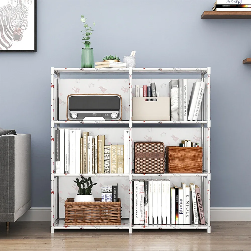 Bookshelf Simple Book Storage Rack Bookcase Debris Shelf Multi-layer Closet Organizer Living Room Easy Assembly Bookcase Storage storage rack
