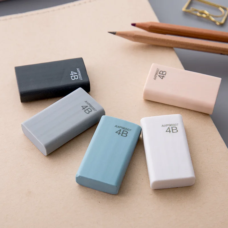 

4B Art Eraser Korean Stationery Sketch Pencil Eraser Clean Rubber Erasers for Students Office School Supplies