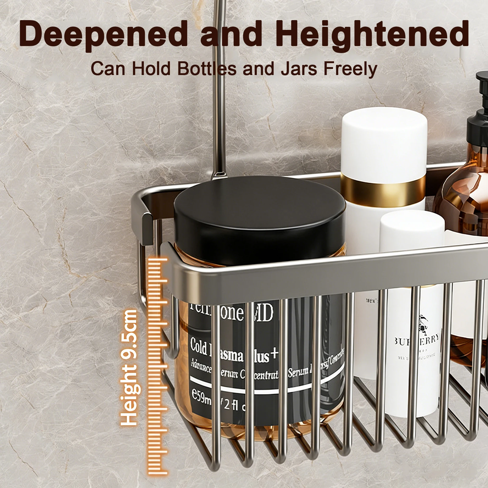 No-Drill Shower Storage Rack 3