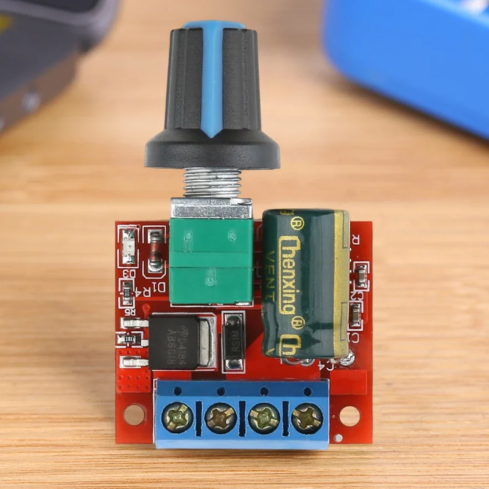 5A 모터 속도 컨트롤러 DC 4.5V-35V 90W PWM 조정 가능한 드라이브 모듈 퓨즈 자동 복구 모터 속도 조절기