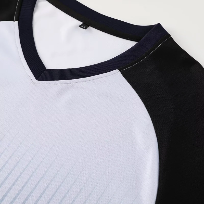 Professional Referee Basketball Jersey Adult Badminton Table Tennis Umpire Shirt Stripe Short Sleeves V-neck Match Judge Tops