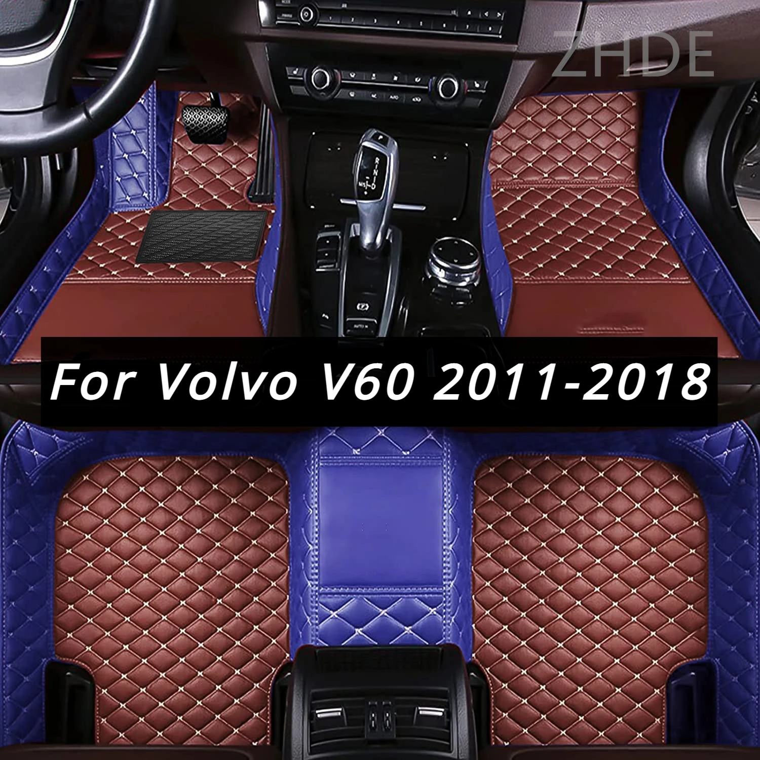 

Car Floor Mats Covers for Volvo V60 2018 2017 2016 2015 2014 2013 2012 2011 Auto Custom Styling Waterproof Carpets Foot Rugs Pad