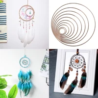 Love Heart /triangle /round /five-pointed star /Moon Metal Craft Hoops Dream Catcher Rings for DIY Dreamcatchers Wreaths Macram - Image 2