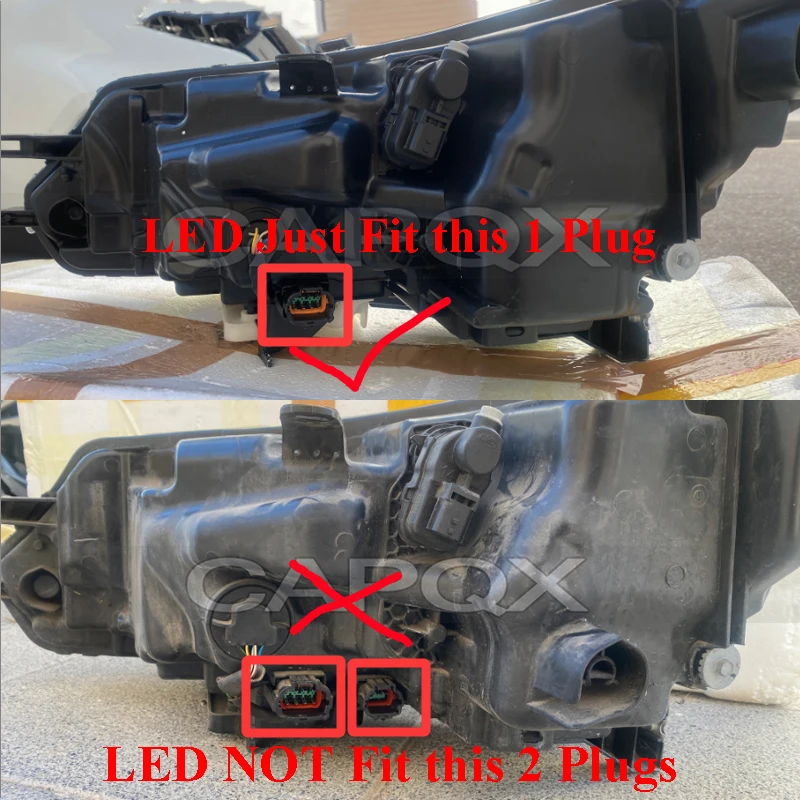 CAPQX AFS 없음 닛산 캐시카이 2019-2021 헤드램프 자동차 조명용 프론트 범퍼 헤드라이트 헤드 라이트 헤드 램프