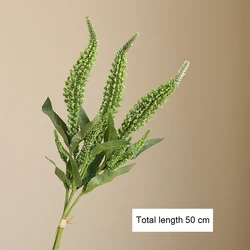 Lavender and Pastel Simulated Flower Bouquet for Elegant Wedding and Home Decor (Green)