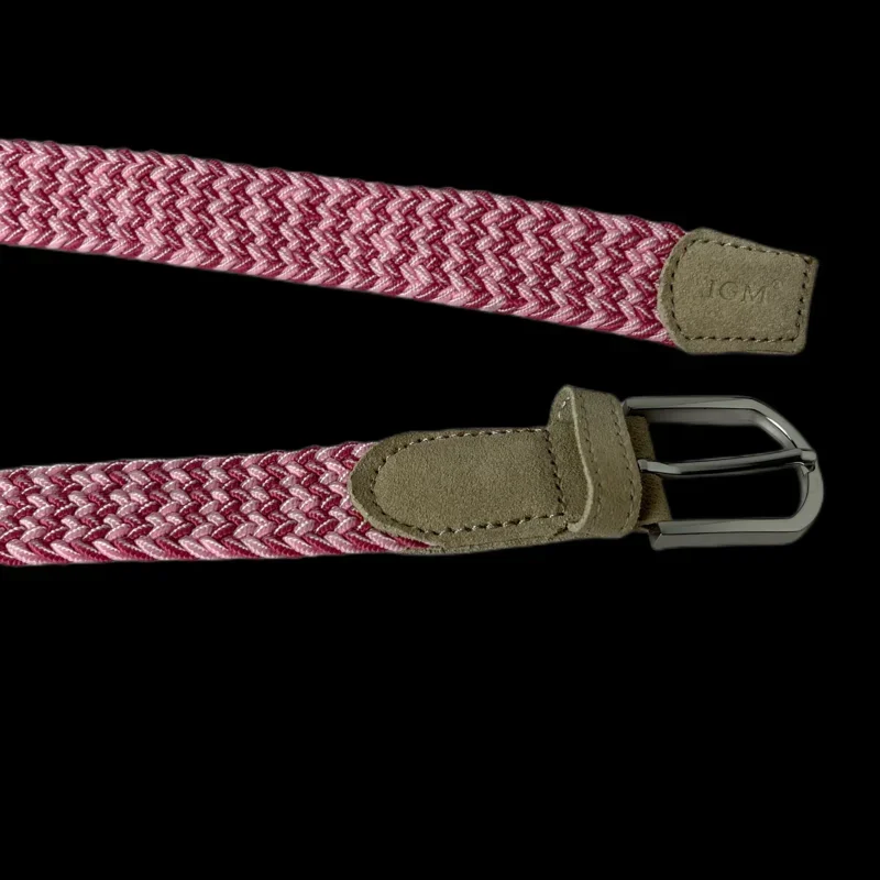 1 Boys Girls Suede Belt Elastic Primary School Student Belt Youth Casual Canvas Weaving Fashion