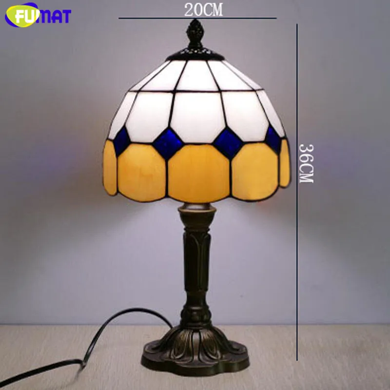 tiffany Stained glass bedside table lamp6