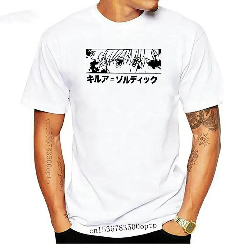 2022 Hunter X Killua Zoldyck Kurapika Hxh Футболка мужская Ulzzang Harajuku футболка Топ футболки |