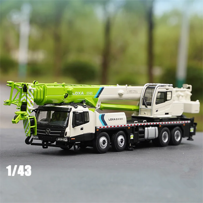 

Model 1:43 Scale Heavy Machinery All Terrain Crane Diecast Alloy Engineering Vehicle Collection Display Decoration For Adult Fan