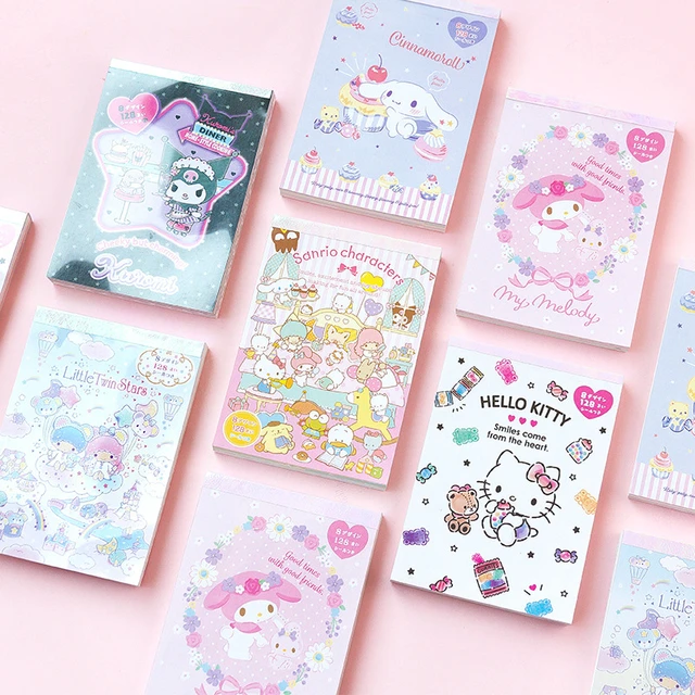 24-page Cartoon Sanrio Sticker Handbook Notebook Notes Decorative Sticker  Set Cute Creative DIY Sticker Book Toy Gift - AliExpress