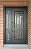 Factory Supply Cast Wrought Iron Exterior Door Iron Window And Door Grills Entry Iron Door 2