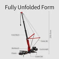 9177pcs 2024 Newest Ubricks Liebherr LTM11200 Mobile Crane Model 1:20 Remote Control MOC Building Blocks Toys Bricks Kit Gifts 4