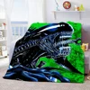 Aliens Movie Soft Throw Blanket Space Monster Printed Bedspread Sofa Couch Covers Travel Camping Blanket Children Adult Gift 3