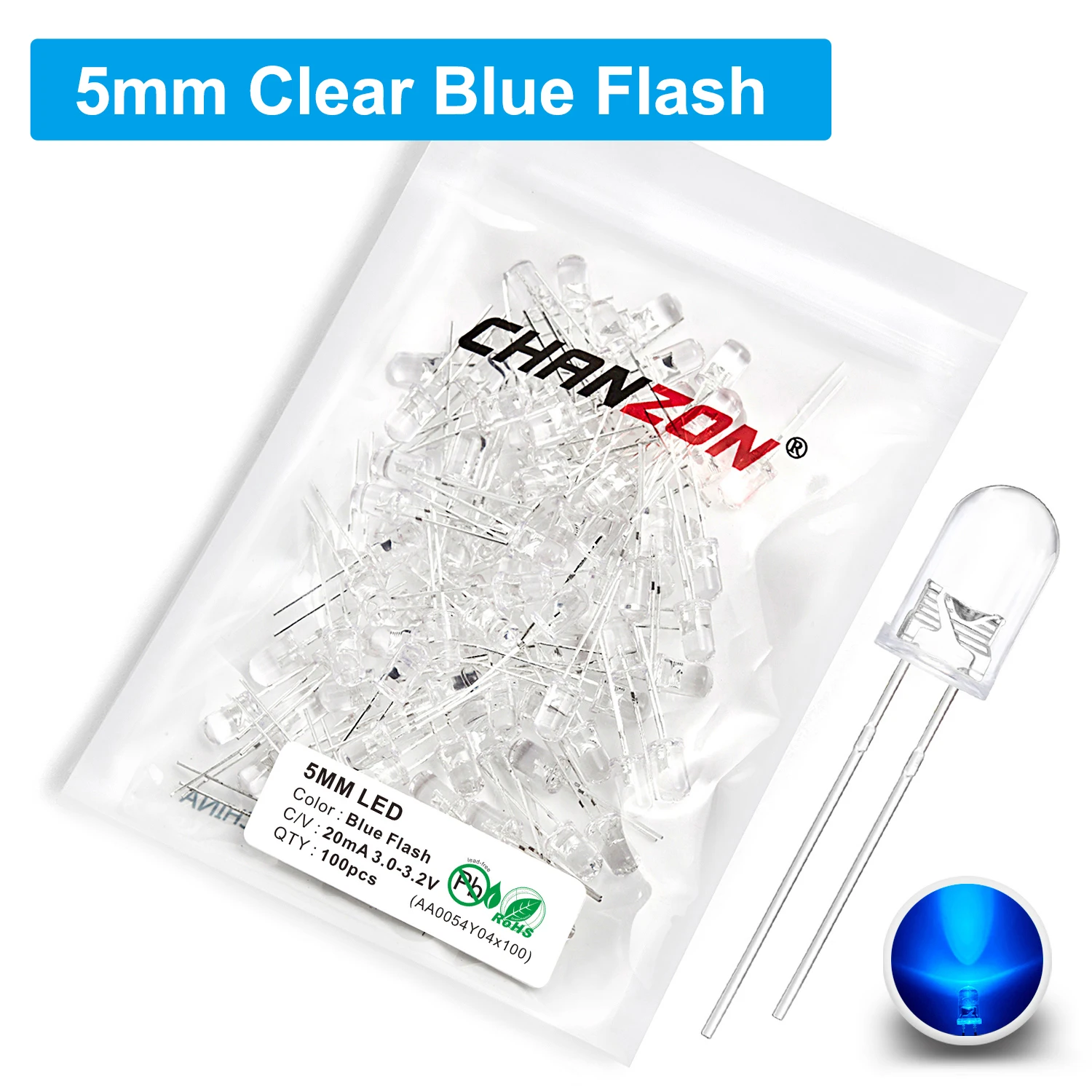 ตัวเลือกสินค้า LED สีเปลี่ยนได้ 7 สี กระพริบได้หลายรูปแบบ