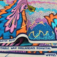 New Pattern Cotton Wax Printed Fabric 6