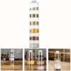 Stackable Spice Rack, Set of 6 Spice Jars Tower, Space Saving Kitchen Spice with Lids, for Herbs, Condiments, Spices Seasoning 4