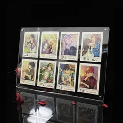 Display Stand Polaroid Picture Frame Can Be Put More than Collection Card  Acrylic Transparent Brick Not Include Cards