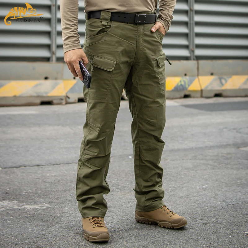 Helikon Utl Stretch Tactical Pants for Men's Outdoor Waterproof Multi Bag Assault Pants, Durable Work Pants