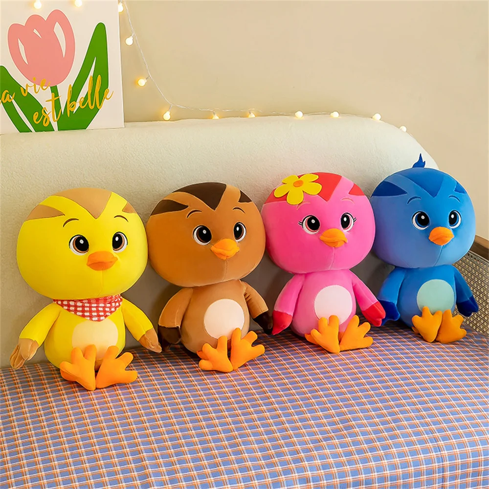 Cute Chicken Plush Toy Doll send Children Birthday Gift Home Decoration Car decoration 28cm green small pine small bamboo shoot plush toy cure smiley face doll send friends birthday gift decoration soft filling