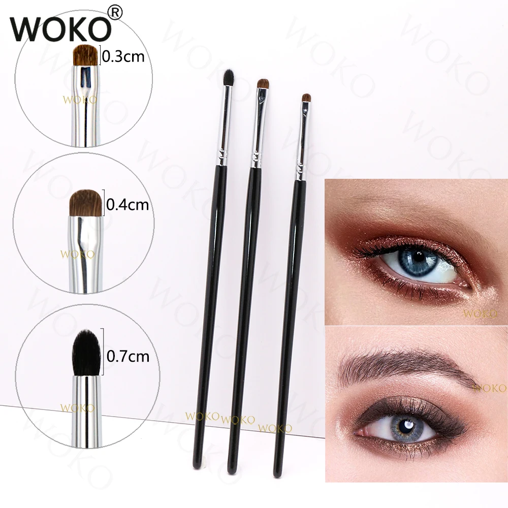 13pcs Precision Eyeliner Smudge Brush Makeup Brush Smudge Horse Hair