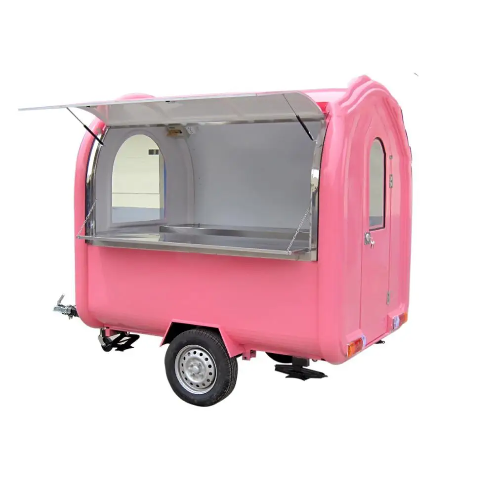 OEM Hot sale in America outdoor food cart,mobile hot food vending cycle cart and trolley