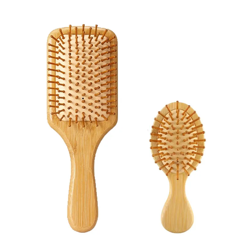 Eco-Friendly Bamboo Hair Brush & Comb Collection for Smooth & Tangle-Free Hair