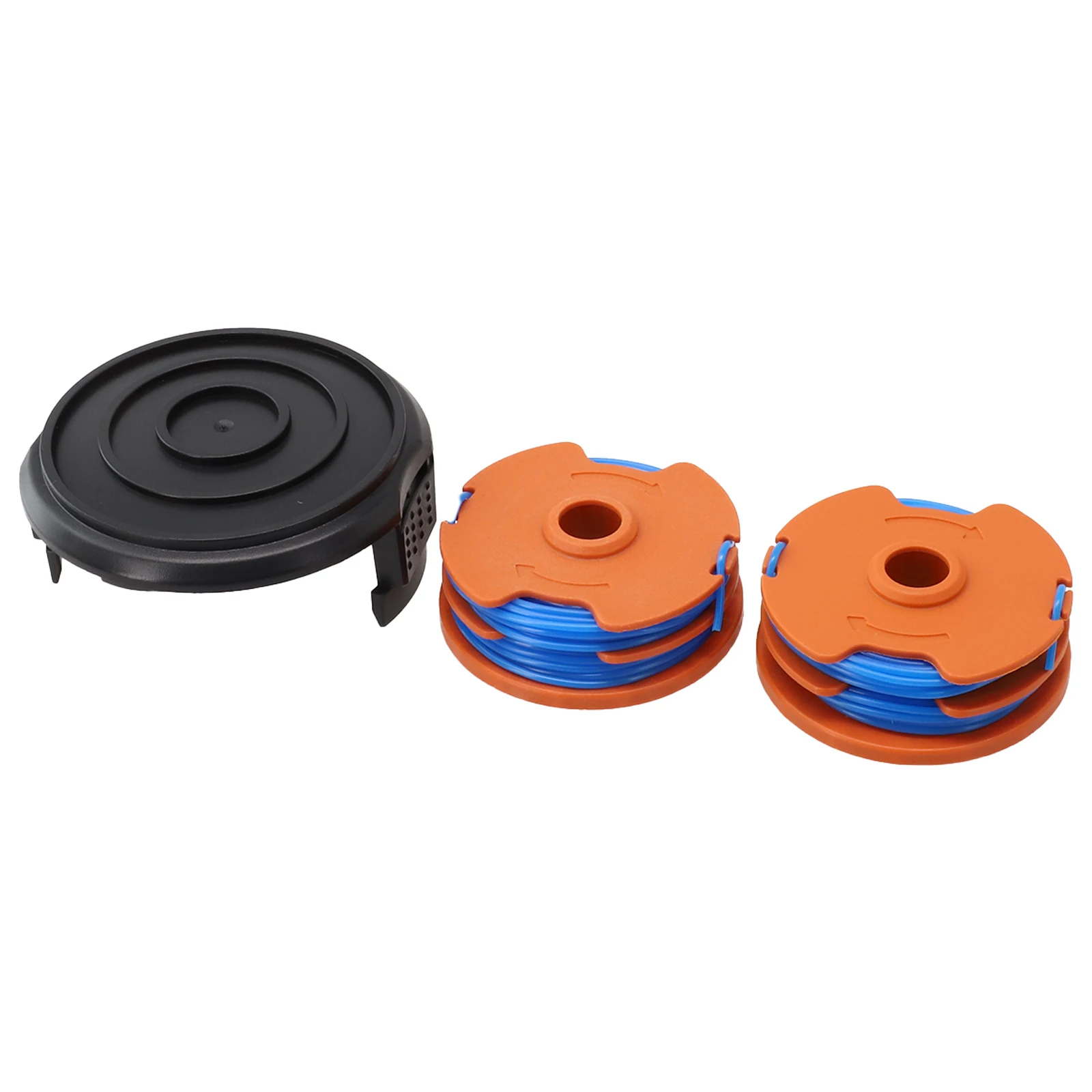 

Durable Grass Trimmers Spool Line Cap Cover Accessories Fittings Kit QT455 Replacement Set 2x5m For Ozito LTR-529U