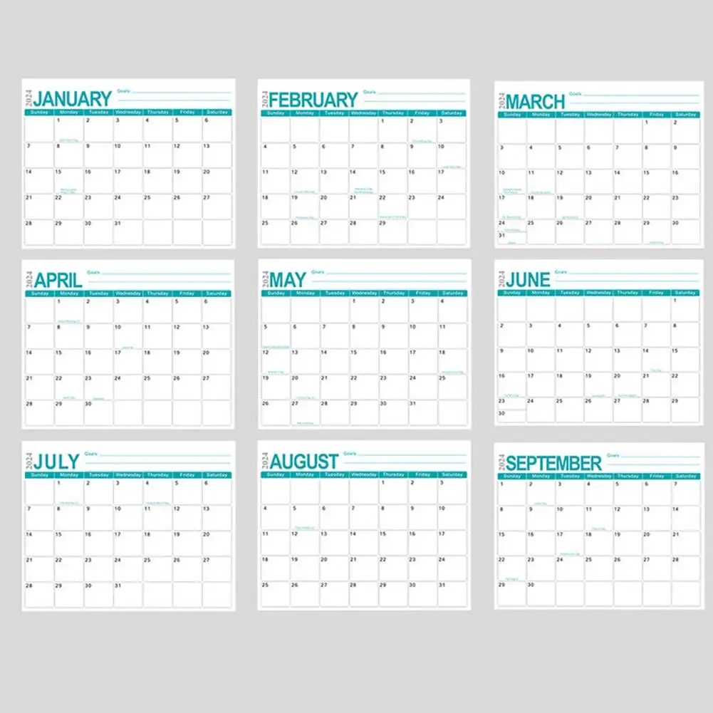 

Магнитный органайзер для холодильника, календарь, планировщик для холодильника, ежедневник с магнитной фотографией, 18 месяцев на 2024 год