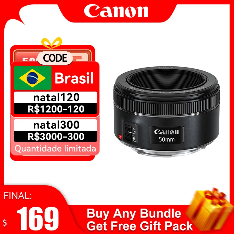 【Black Friday】Canon EF 50mm F1.8 Large Aperture Fixed Focus Auto Focus