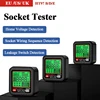 Digital Socket Tester Voltage Test Socket Detector 30mA RCD Test Ground Zero Line Polarity Phase Check EU US UK Socket Tester 1