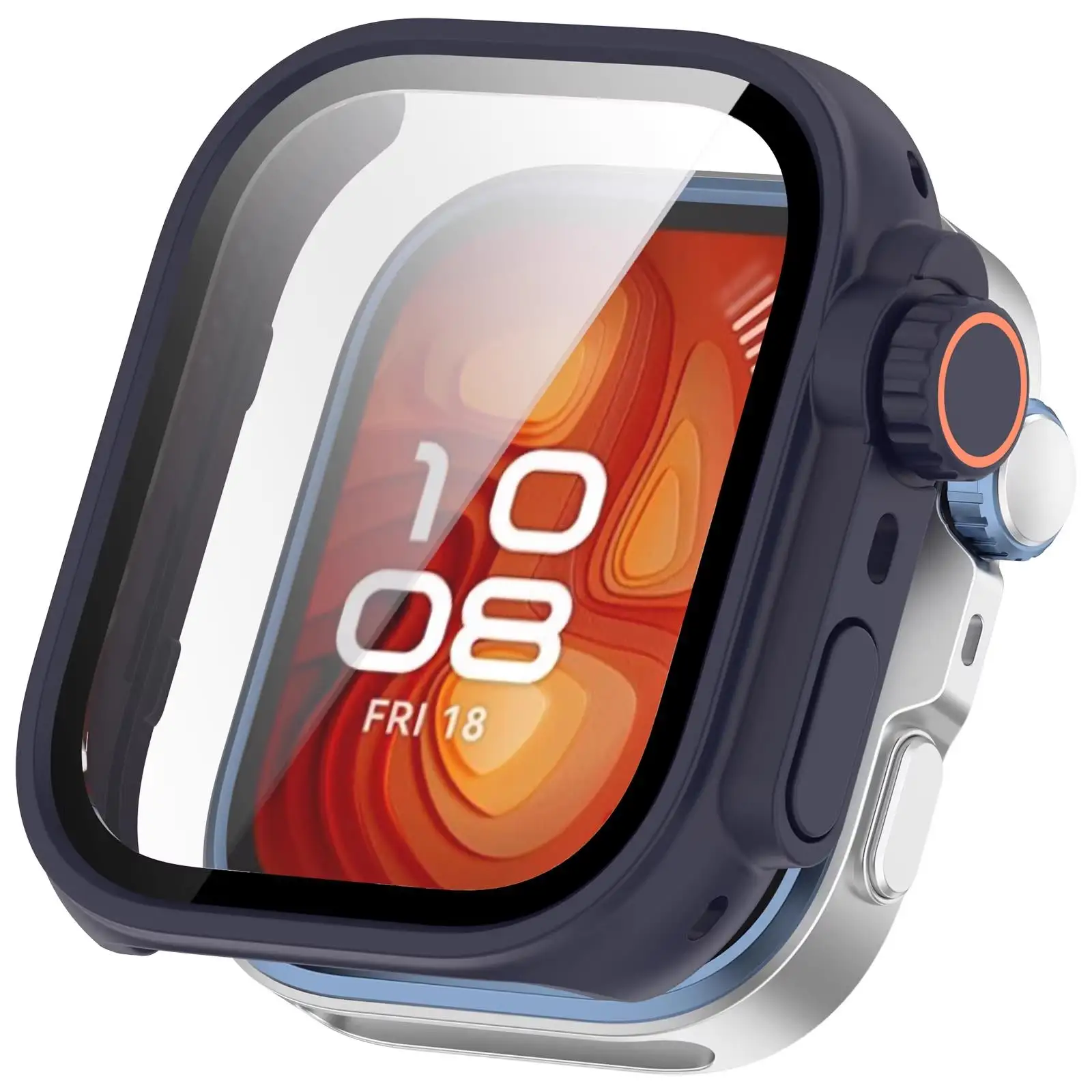 حافظة لهاتف هواوي ساعة فيت 4 برو واقي شاشة من الزج...